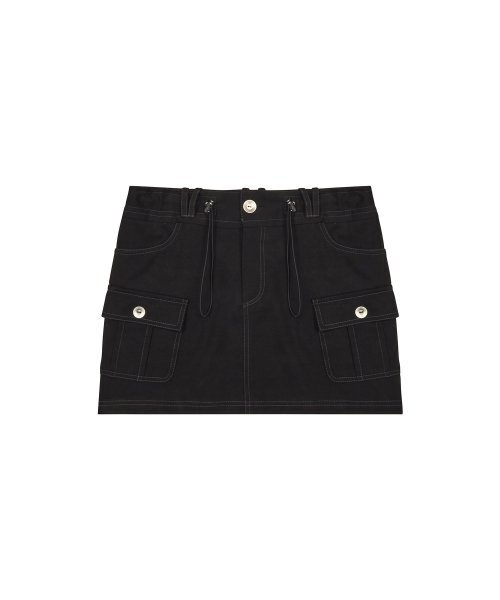 LARTIGENT（ラーティゼン）の「L2 POCKET MINI SKIRT(BLACK)（スカート・レディース・その他・FREE）」の5枚目の写真