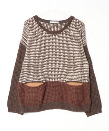 mielle（ミエル）の「ボーダー柄長袖ニット（ニット/セーター）」