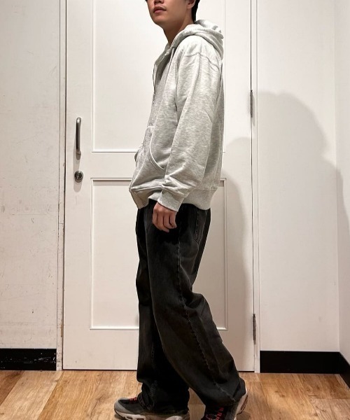 BACK NUMBER(バックナンバー)の「BACK NUMBER(バックナンバー)【メンズ】【コスパ最強】スウェットフルジップパーカー(パーカー・メンズ・ブラック/キナリ・XL/L/M/LARGE/X-LARGE/MEDIUM)」の11枚目の写真