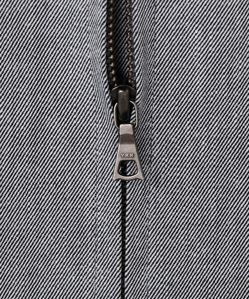 J.PRESS Ladies(J.プレス レディス)の「TCリネン ドライツイル ノーカラー ブルゾン(ブルゾン・レディース・ライトグレー系/ネイビー系・XS)」の11枚目の写真