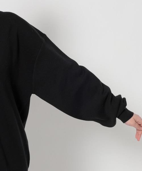 LOWRYS FARM（ローリーズファーム）の「ＢＩＧポロニットＬＳ  648323（ニット/セーター・レディース・ブラック/アイボリー/レッド・FREE）」の9枚目の写真