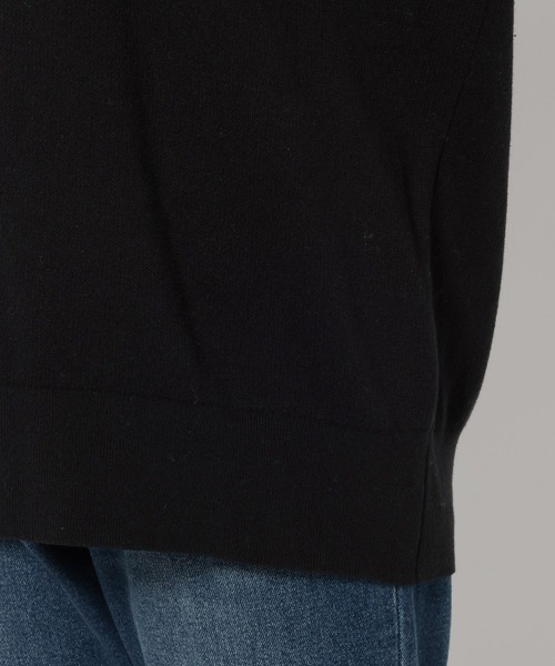 LOWRYS FARM（ローリーズファーム）の「ＢＩＧポロニットＬＳ  648323（ニット/セーター・レディース・ブラック/アイボリー/レッド・FREE）」の10枚目の写真