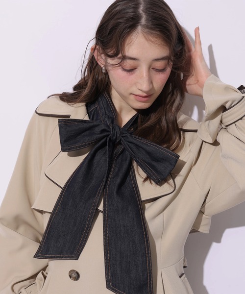 Rirandture（リランドチュール）の「バックフレアミドルトレンチコート（ダウンジャケット/コート・レディース・キャメル・2/1/0）」の16枚目の写真