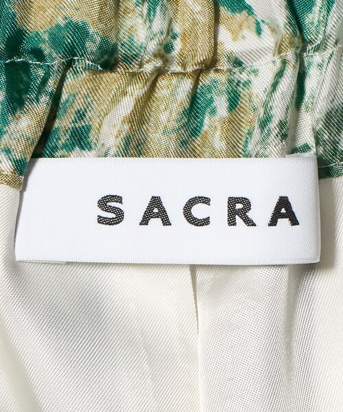SACRA(サクラ)の「<SACRA>フローラプリント イージーパンツ(その他パンツ・レディース・ケリーグリーン・38/36)」の16枚目の写真
