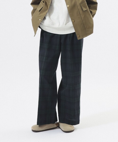 BEAMS BOY（ビームスボーイ）の「チェック スラックス（スラックス・レディース・インディゴブルー/グレー・1/0）」の7枚目の写真