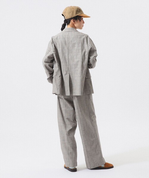BEAMS BOY（ビームスボーイ）の「チェック スラックス（スラックス・レディース・インディゴブルー/グレー・1/0）」の10枚目の写真