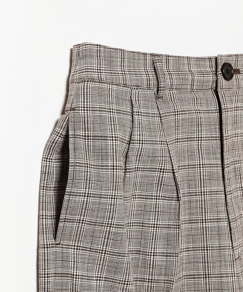 BEAMS BOY（ビームスボーイ）の「チェック スラックス（スラックス・レディース・インディゴブルー/グレー・1/0）」の8枚目の写真