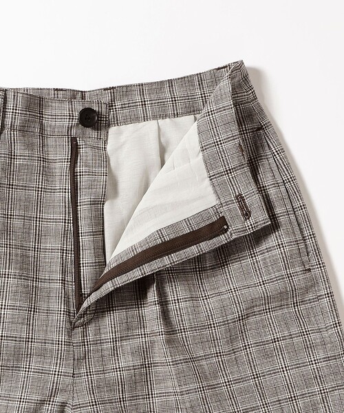 BEAMS BOY（ビームスボーイ）の「チェック スラックス（スラックス・レディース・インディゴブルー/グレー・1/0）」の9枚目の写真