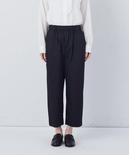 conges payes ADIEU TRISTESSE（コンジェ ペイエ アデュートリステス）の「【FAVE】サイドポケットクロップドイージーパンツ（その他パンツ・レディース・ブラック/ベージュ/ミント/インディゴブルー・38）」の17枚目の写真