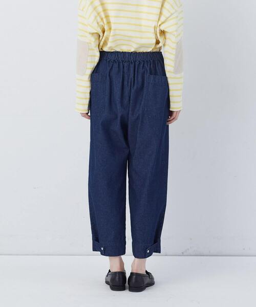 conges payes ADIEU TRISTESSE(コンジェ ペイエ アデュートリステス)の「【FAVE】サイドポケットクロップドイージーパンツ(その他パンツ・レディース・ブラック/ベージュ/ミント/インディゴブルー・38)」の18枚目の写真