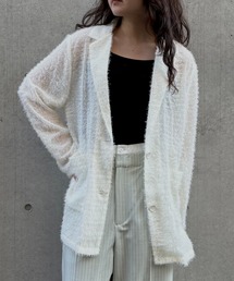 【&g'aime】フェザーテーラードジャケット Feather Tailored Jacket