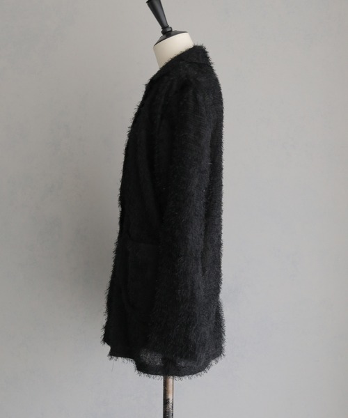 &g'aime(アンジェム)の「【&g'aime】フェザーテーラードジャケット Feather Tailored Jacket(テーラードジャケット・レディース・ホワイト/グレー/ブラック・FREE)」の8枚目の写真