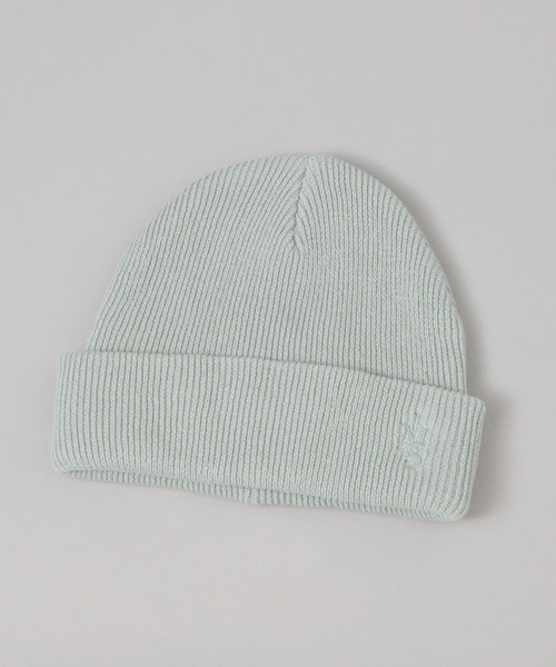 JEANASIS（ジーナシス）の「シシュウロゴビーニー/639535（ニットキャップ/ビーニー・レディース・グレー/ブラック/ミント・FREE）」の3枚目の写真