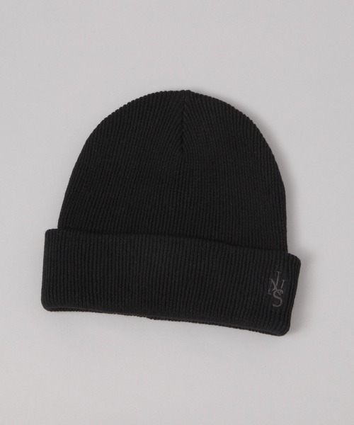 JEANASIS（ジーナシス）の「シシュウロゴビーニー/639535（ニットキャップ/ビーニー・レディース・グレー/ブラック/ミント・FREE）」の2枚目の写真