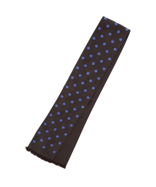 MARGARET HOWELL(マーガレットハウエル)の「SILK TWILL POLKA DOT TIE SCARF(ストール/ショール・レディース・ブラウン系その他2/ブラック/ベージュ系その他4・FREE)」の6枚目の写真