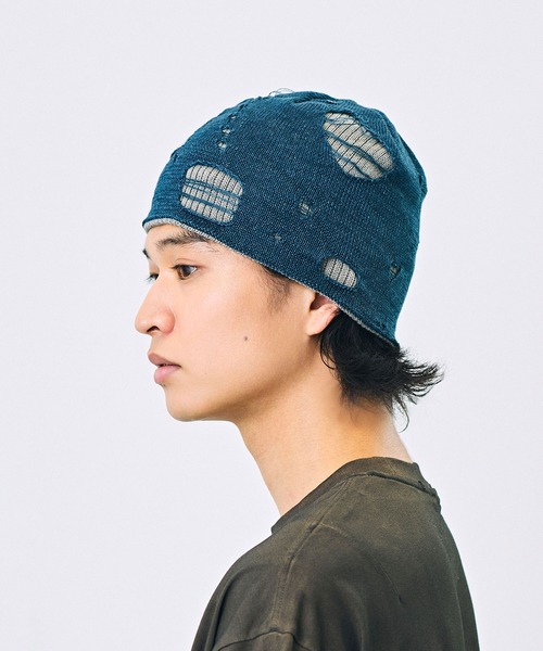 CA4LA(カシラ)の「GRUNGE KNIT WATCH(ニットキャップ/ビーニー・メンズ・ブルー/ブラック・ONESIZE)」の3枚目の写真