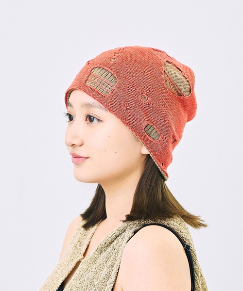 CA4LA(カシラ)の「GRUNGE KNIT WATCH(ニットキャップ/ビーニー・メンズ・ブルー/ブラック・ONESIZE)」の5枚目の写真