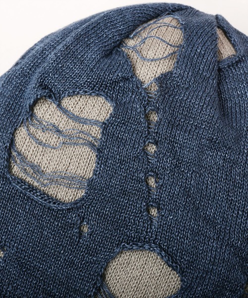CA4LA(カシラ)の「GRUNGE KNIT WATCH(ニットキャップ/ビーニー・メンズ・ブルー/ブラック・ONESIZE)」の10枚目の写真
