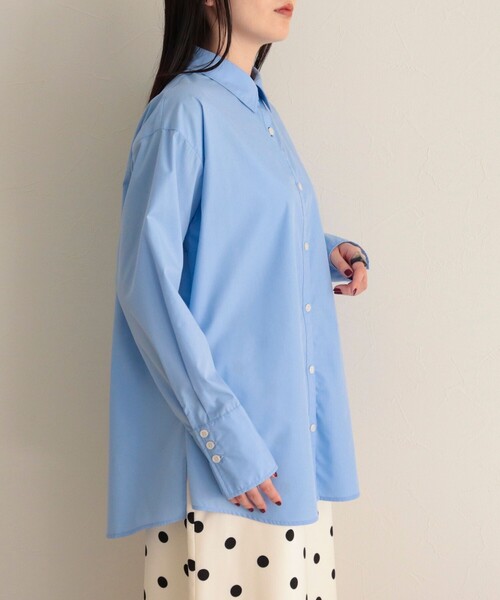 fredy emue（フレディエミュ）の「2WAYオーバーシャツ（シャツ/ブラウス・レディース・ブラウン系その他/サックスブルー/ミント/ブルー系その他・38）」の12枚目の写真