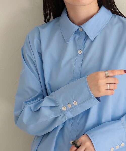 fredy emue（フレディエミュ）の「2WAYオーバーシャツ（シャツ/ブラウス・レディース・ブラウン系その他/サックスブルー/ミント/ブルー系その他・38）」の14枚目の写真