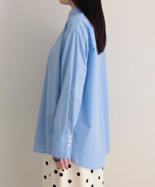 fredy emue（フレディエミュ）の「2WAYオーバーシャツ（シャツ/ブラウス・レディース・ブラウン系その他/サックスブルー/ミント/ブルー系その他・38）」の16枚目の写真