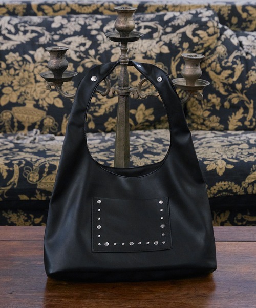 Unblend（アンブレンド）の「【Unblend】2way スタッズトライアングルショルダーバッグ（ハンドバッグ・レディース・レモンイエロー/ブラック/ブラウン・FREE）」の4枚目の写真