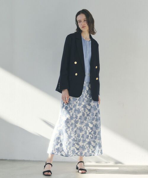 YECCA VECCA（イェッカヴェッカ）の「シアーMIXカーディガン（カーディガン/ボレロ・レディース・イエロー/オフホワイト/ブラック/ブルー・FREE）」の12枚目の写真