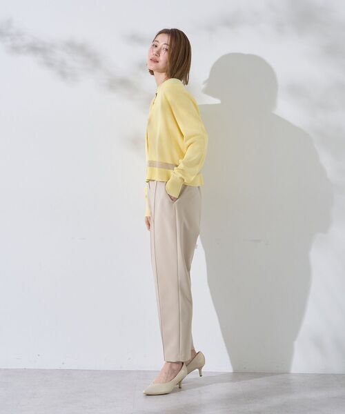 YECCA VECCA（イェッカヴェッカ）の「シアーMIXカーディガン（カーディガン/ボレロ・レディース・イエロー/オフホワイト/ブラック/ブルー・FREE）」の19枚目の写真