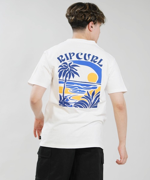 rip curl(リップカール)の「RIP CURL/リップカール 半袖 Tシャツ RCM6S-2101(Tシャツ/カットソー・メンズ・チャコールグレー/グレイッシュブルー/ホワイト・XL/L/M)」の5枚目の写真