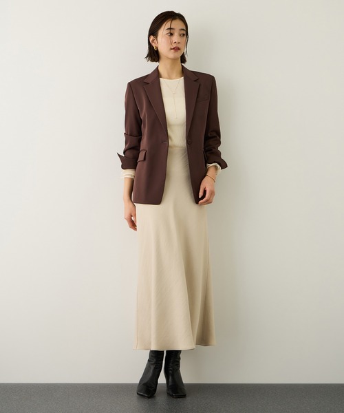 ROPE'（ロペ）の「シアーフレア袖ドッキングカットソー/イージーケア（Tシャツ/カットソー・レディース・ブラック/ホワイト・FREE）」の15枚目の写真