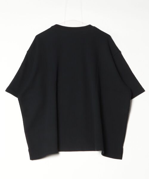 HARVESTY(ハーベスティ)の「HARVESTY/ハーベスティー JUMBO WAFFLE SS TEE ジャンボ ワッフル ショートスリーブTシャツ(Tシャツ/カットソー・レディース・オフホワイト/ブラック・1/2)」の3枚目の写真