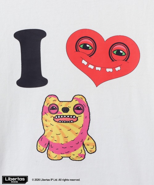 FUGGLER(パグラー)の「atmos pink x FUGGLER I LOVE FUGGLER LS T-shirt / アトモスピンク x ファグラー アイ ラブ ファグラー LS T-シャツ【SP】(Tシャツ/カットソー・レディース・ホワイト/グレー/ブラック・FREE)」の4枚目の写真