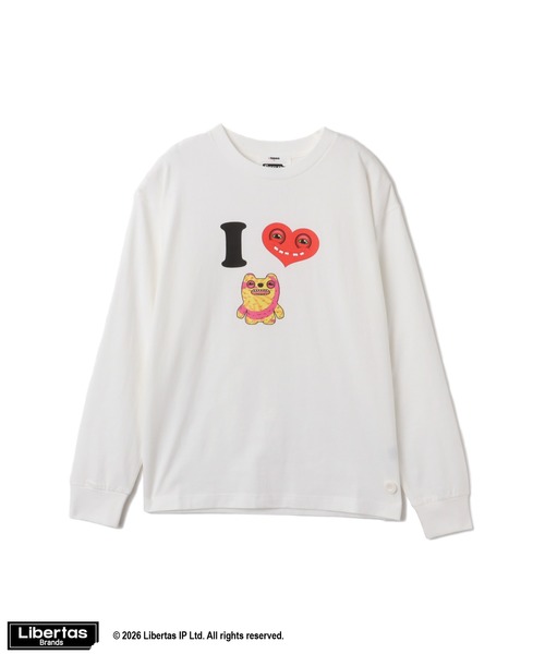 FUGGLER(パグラー)の「atmos pink x FUGGLER I LOVE FUGGLER LS T-shirt / アトモスピンク x ファグラー アイ ラブ ファグラー LS T-シャツ【SP】(Tシャツ/カットソー・レディース・ホワイト/グレー/ブラック・FREE)」の5枚目の写真