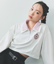 REDYAZEL | エンブレムダブルカラーカットプルオーバー(Tシャツ/カットソー)