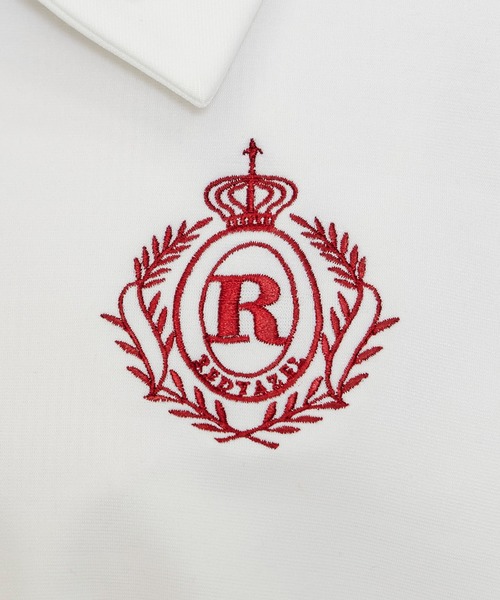 REDYAZEL（レディアゼル）の「エンブレムダブルカラーカットプルオーバー（Tシャツ/カットソー・レディース・オフホワイト/ミント/ネイビー・FREE）」の14枚目の写真