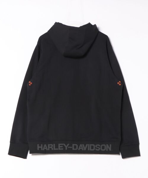 Harley-Davidson（ハーレーダビッドソン）の「H-D(R)TECH ゲイター ジップ フーディー（Tシャツ/カットソー・メンズ・ブラック系その他・SMALL/MEDIUM/LARGE）」の4枚目の写真