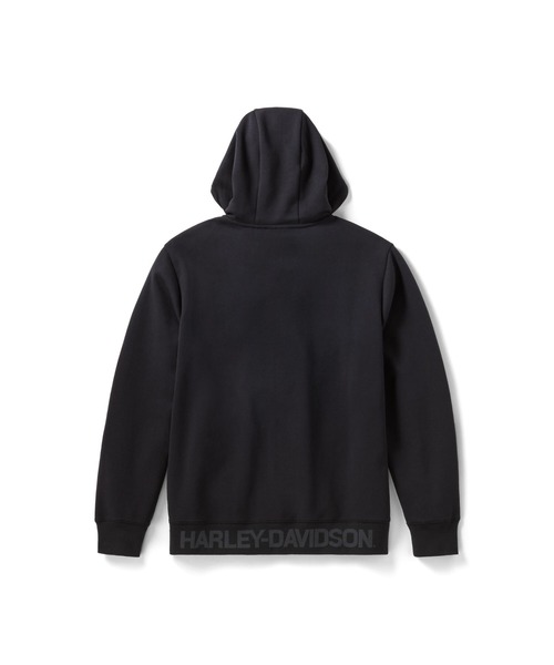 Harley-Davidson（ハーレーダビッドソン）の「H-D(R)TECH ゲイター ジップ フーディー（Tシャツ/カットソー・メンズ・ブラック系その他・SMALL/MEDIUM/LARGE）」の3枚目の写真