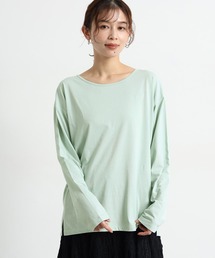 ベーシックシアーカラーロングTシャツ
