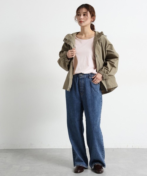 studio CLIP(スタディオクリップ)の「ベーシックシアーカラーロングTシャツ(Tシャツ/カットソー・レディース・ネイビー/イエロー/ピンク/ホワイト/グリーン・FREE)」の16枚目の写真