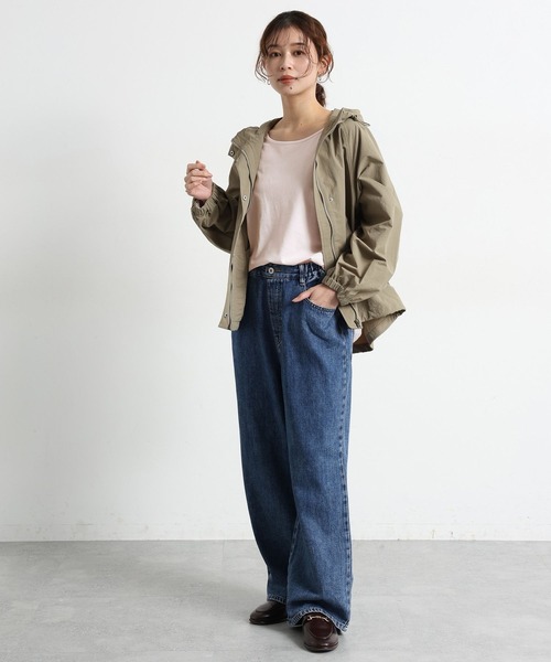 studio CLIP(スタディオクリップ)の「ベーシックシアーカラーロングTシャツ(Tシャツ/カットソー・レディース・ネイビー/イエロー/ピンク/ホワイト/グリーン・FREE)」の17枚目の写真