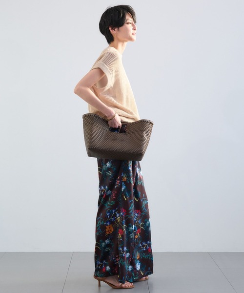 BARNYARDSTORM（バンヤードストーム）の「BARNYARDSTORM / フラワープリントイージーパンツ / ハンドウォッシャブル＜セットアップ対応＞【『ネルソンさん』YouTubeご紹介アイテム】（その他パンツ・レディース・ブラウン/ホワイト・M/S）」の13枚目の写真