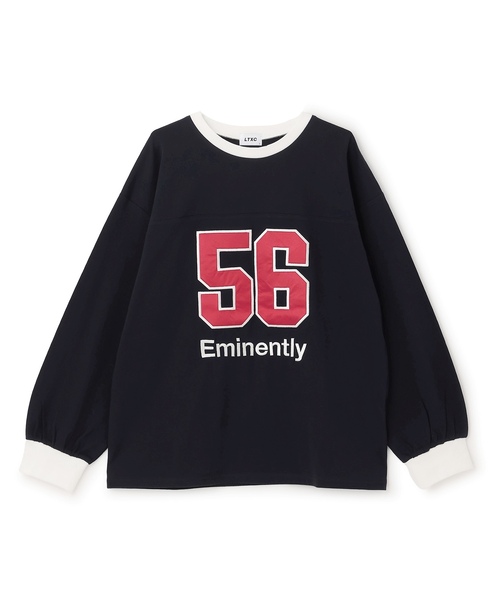 LOVETOXIC(ラブトキシック)の「【LTXC/綿100%】ナンバーアップリ長袖T(Tシャツ/カットソー・キッズ・ネイビー/トップグレー/オフホワイト/サックスブルー・130cm/M:150cm/S:140cm/L:160cm)」の10枚目の写真