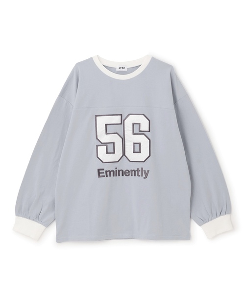 LOVETOXIC(ラブトキシック)の「【LTXC/綿100%】ナンバーアップリ長袖T(Tシャツ/カットソー・キッズ・ネイビー/トップグレー/オフホワイト/サックスブルー・130cm/M:150cm/S:140cm/L:160cm)」の12枚目の写真