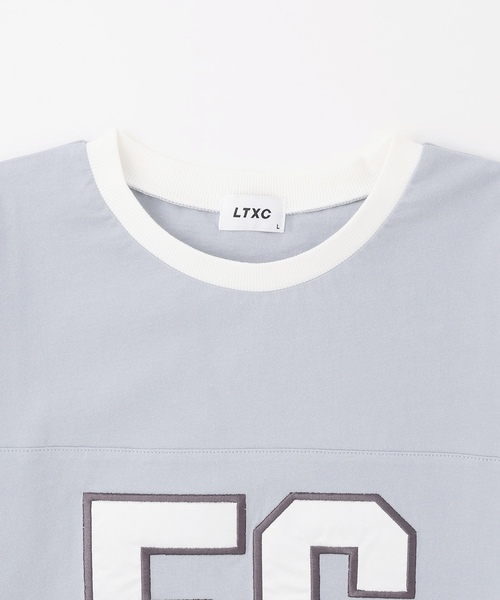 LOVETOXIC(ラブトキシック)の「【LTXC/綿100%】ナンバーアップリ長袖T(Tシャツ/カットソー・キッズ・ネイビー/トップグレー/オフホワイト/サックスブルー・130cm/M:150cm/S:140cm/L:160cm)」の14枚目の写真