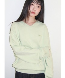 AMESWORLDWIDE | A'GEM/9 × .kom 『AMESWORLDWIDE/アメスワールドワイド』 BASIC V NECK KNIT/ベーシックVネックニット(ニット/セーター)