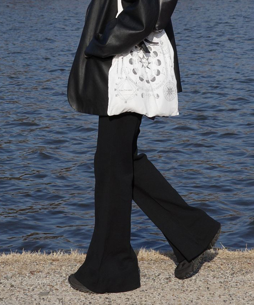 OUTDOOR PRODUCTS（アウトドアプロダクツ）の「miller Prib Flare PT（スラックス・レディース・チャコールグレー/ブラック・FREE）」の3枚目の写真