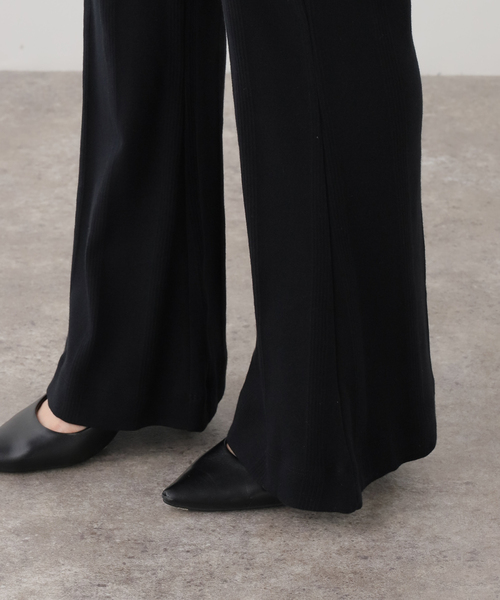 OUTDOOR PRODUCTS（アウトドアプロダクツ）の「miller Prib Flare PT（スラックス・レディース・チャコールグレー/ブラック・FREE）」の9枚目の写真