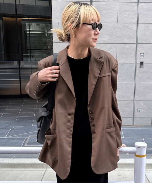 feepur（フェピュール）の「ツーハンドルビッグスクエアショルダーバッグ（ショルダーバッグ・レディース・ブラック・FREE）」の12枚目の写真