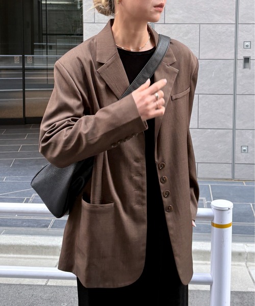 feepur（フェピュール）の「ツーハンドルビッグスクエアショルダーバッグ（ショルダーバッグ・レディース・ブラック・FREE）」の10枚目の写真