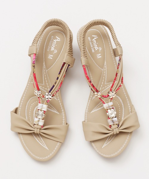 チャイハネ（チャイハネ）の「【チャイハネ】ギャリーサンダル（サンダル・レディース・グレー/ベージュ/グリーン/ピンク・L/M）」の11枚目の写真